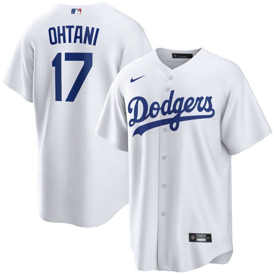 Men & Women & Youth Los Angeles Dodgers 17 Shohei Ohtani White Cool Base Stitched Jersey->los angeles dodgers->MLB Jersey